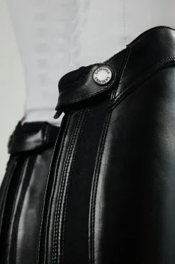 Reitstiefel mit Schnürung, kurzer Schaft