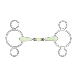 3-Ring-Wassertrense, doppelt gebrochen
