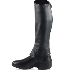 Sabrina PU-Leder-Halbchaps mit Glitzerdetails