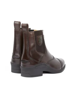 Saturn Damen Lederreitstiefeletten mit Reißverschluss