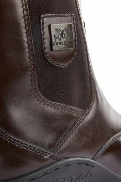 Saturn Damen Lederreitstiefeletten mit Reißverschluss