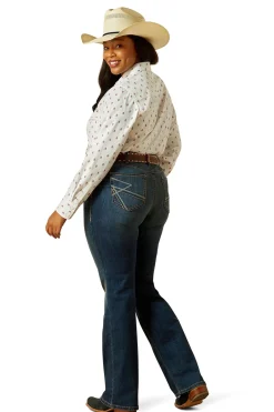 Sonia Mid Rise Damen Bootcut Jeans