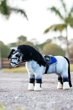 Springsattel & Stollenschutzgurt für Spielzeugpony