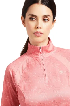 Sunstopper 2.0 Damen 1/4 Zip Baselayer Shirt