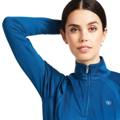 Sunstopper 2.0 Damen 1/4 Zip Baselayer Shirt