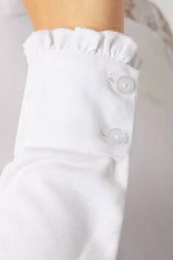 Sylvie Damen Langarm-Turniershirt mit Spitze