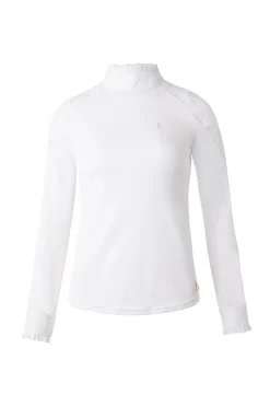Sylvie Damen Langarm-Turniershirt mit Spitze