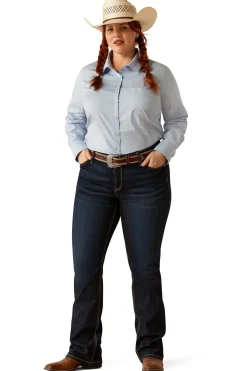 Team Kirby Damen Langarm Stretch Shirt