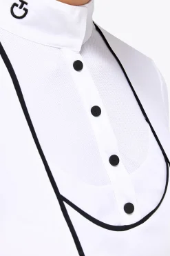 Tech Jersey Piqué Damen-Langarm-Turniershirt