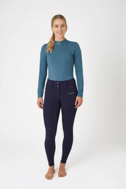 Tiffany Damen-Vollbesatzreithose mit Silikongrip, UPF 50+