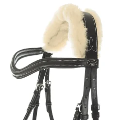 Trense Ivy, Lammfell, schwedisches Reithalfter