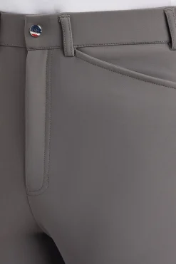 Tri Factor Grip Herren Reithose mit Kniebesatz