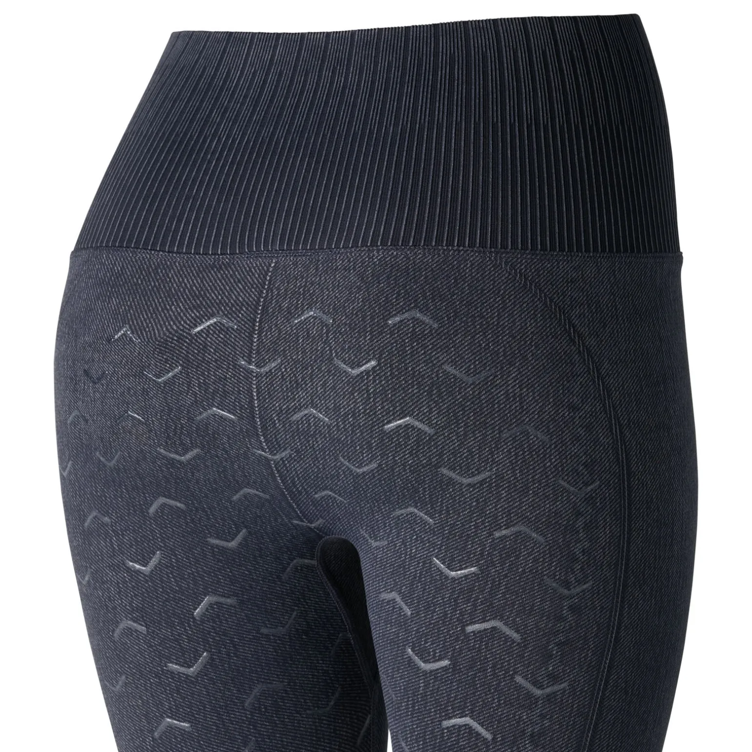 Vanessa Reitleggings mit Vollbesatz, Nahtlos in Jeansoptik