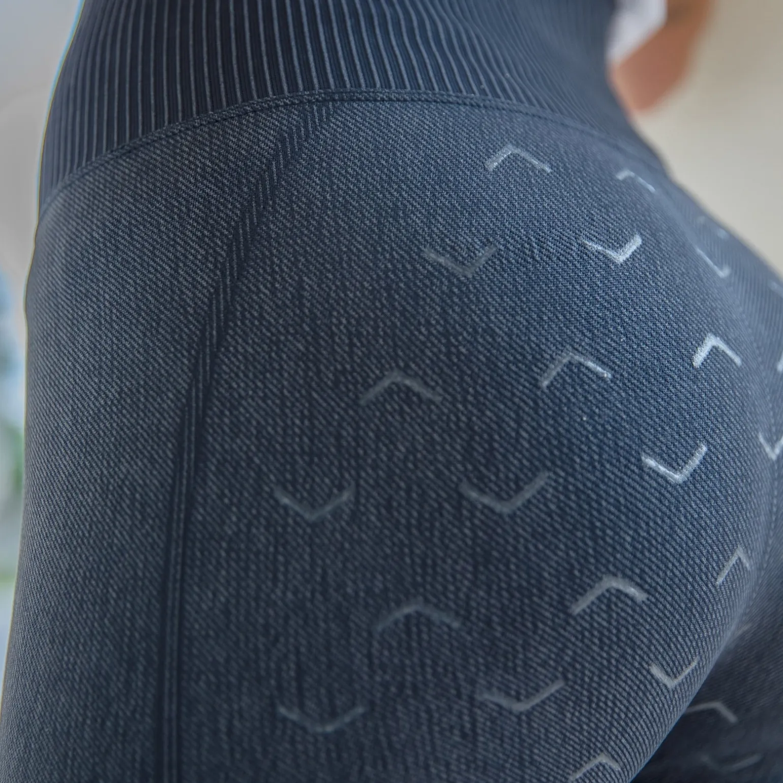 Vanessa Reitleggings mit Vollbesatz, Nahtlos in Jeansoptik