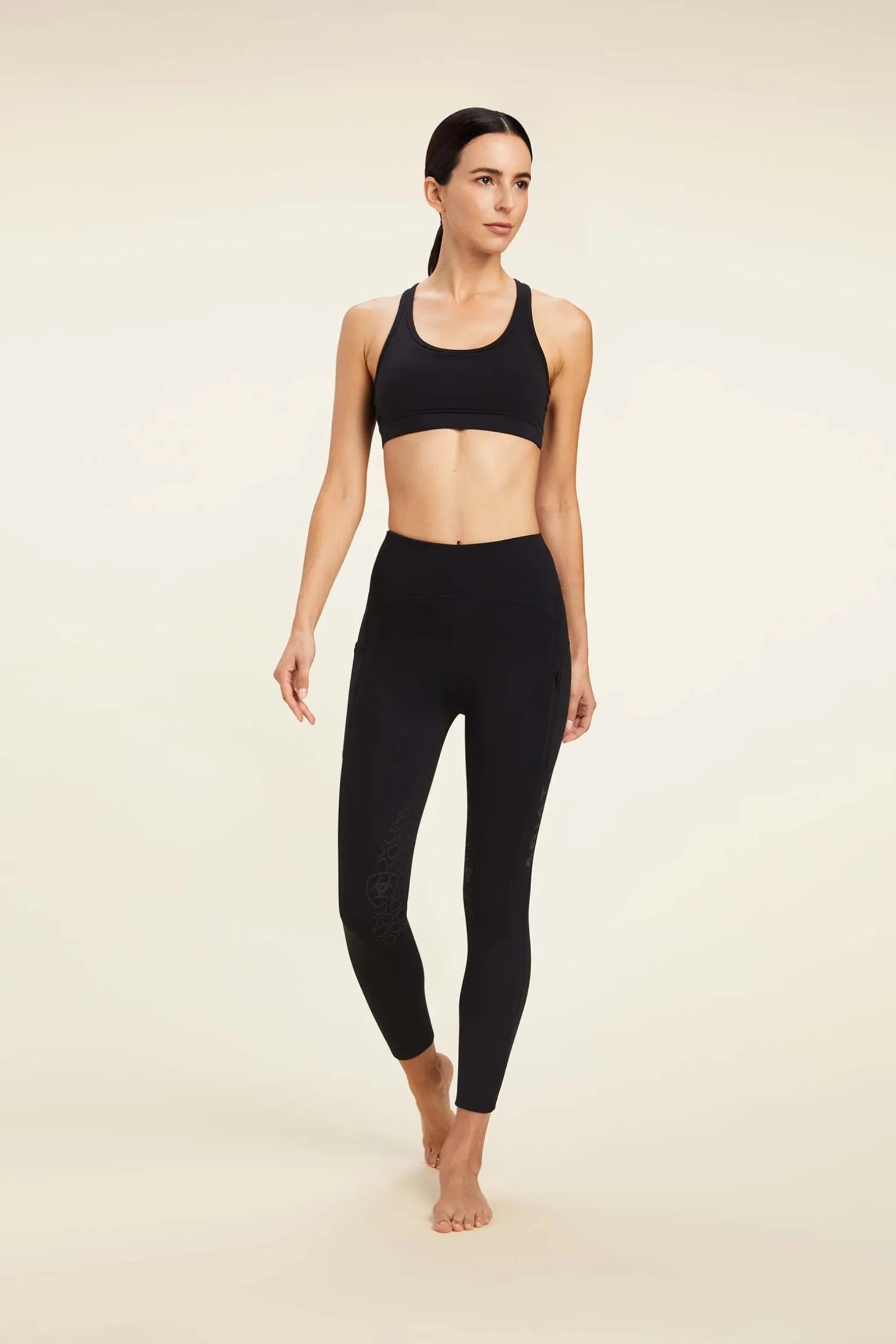 Venture Thermal Damen Reitleggings mit Halbgrip