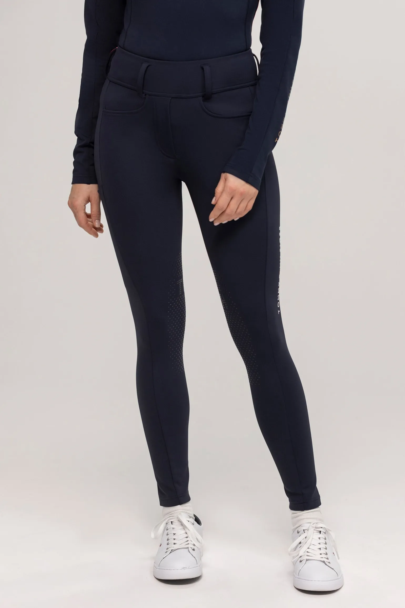 Vermont Damen Reithose mit Kniebesatz