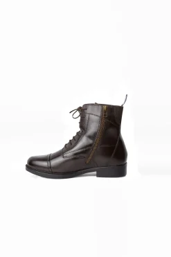 Winter-Reitstiefeletten mit seitlichem Reißverschluss